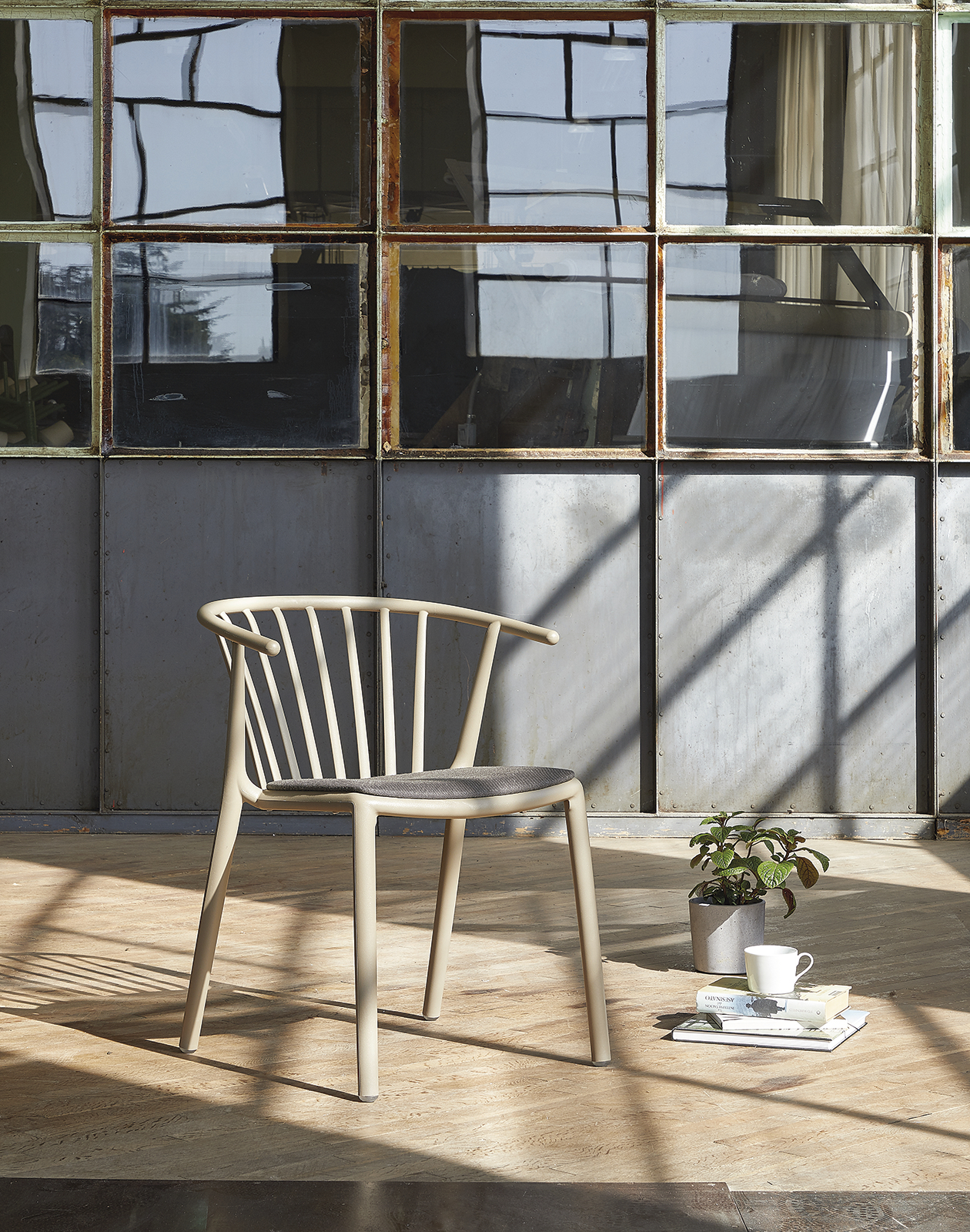 Silla Woody Tapizada